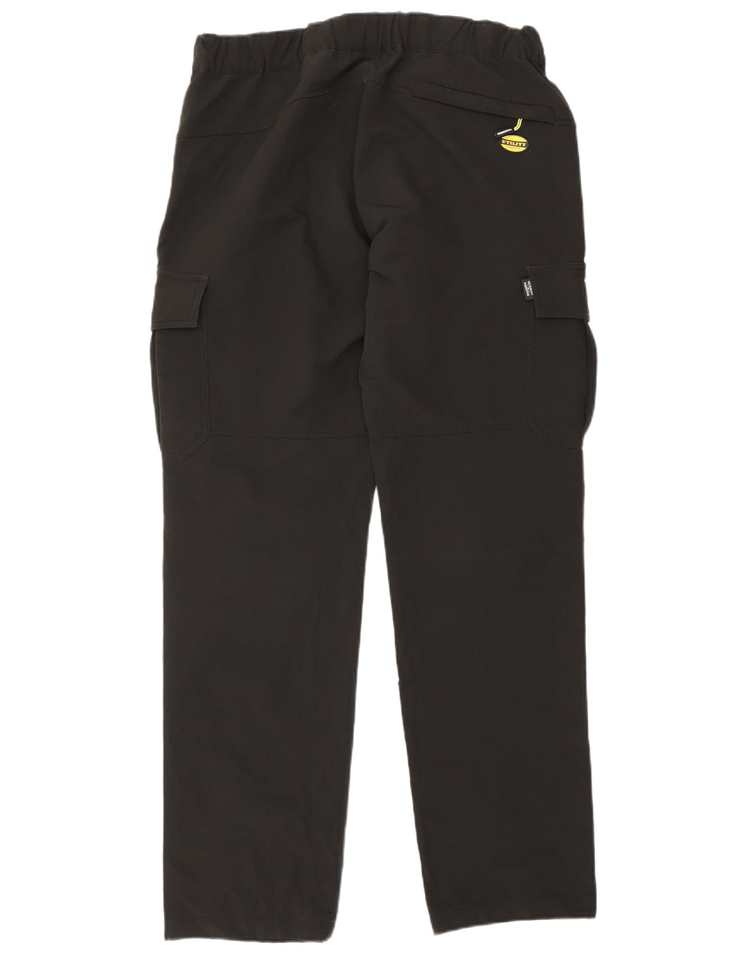 Ανδρικό ίσιο παντελόνι Cargo Diadora μεγάλο W34 L34 Μαύρο