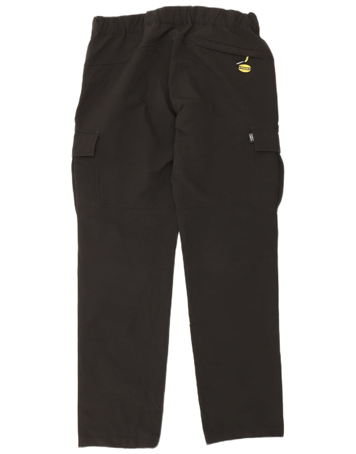 Ανδρικό ίσιο παντελόνι Cargo Diadora μεγάλο W34 L34 Μαύρο