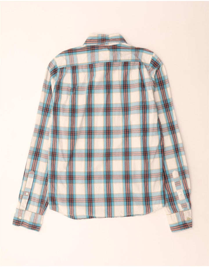 Ανδρικό πουκάμισο Hollister XL Blue Check Cotton