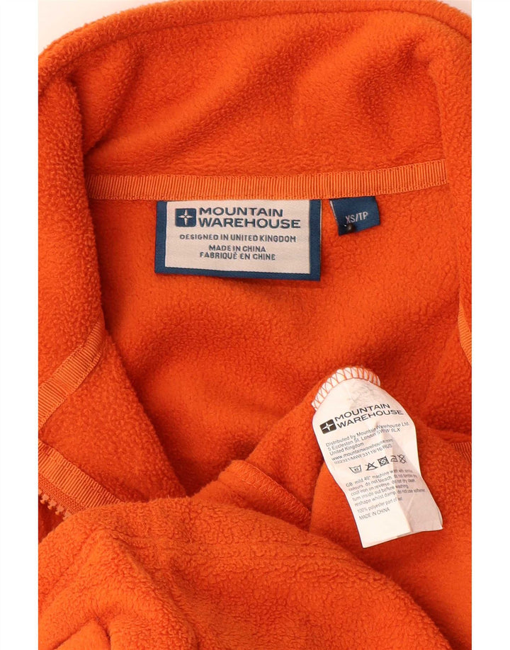 Mountain Warehouse Mens Liner Fleece Jacket UK 34 XS Orange Polyester