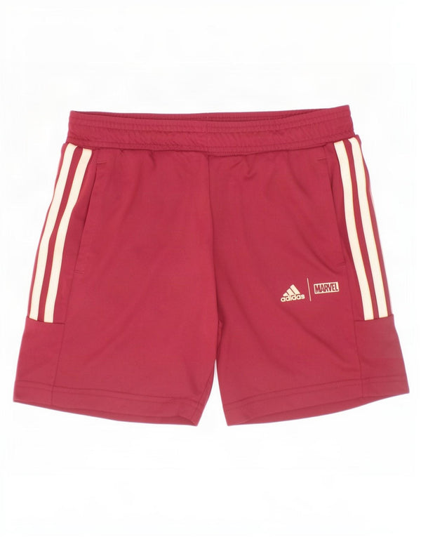 Adidas Girls Marvel Sport σορτς 6-7 ετών μπορντό πολυεστέρα