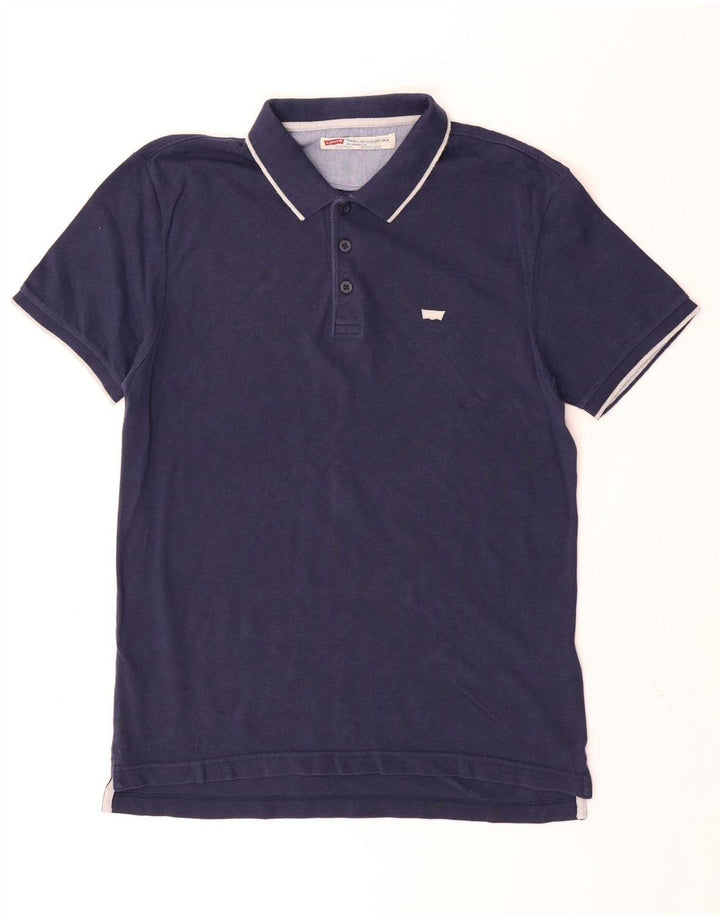 Ανδρικό κουπέ LEVI'S Πουκάμισο Standard Fit Polo, μεσαίο μπλε βαμβακερό