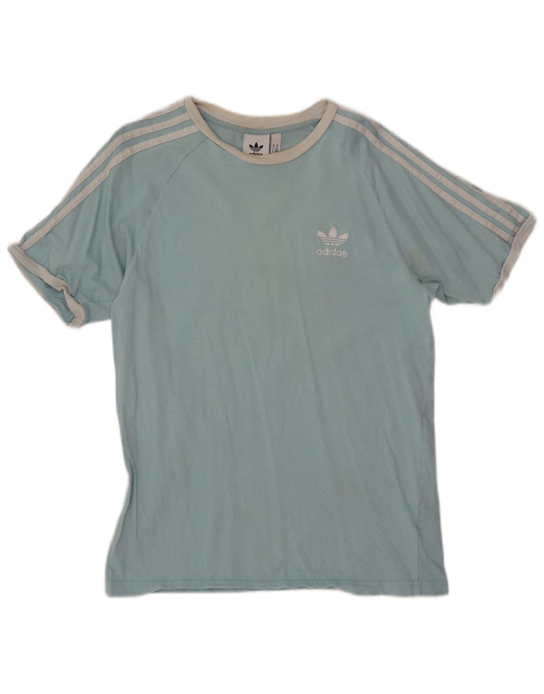 Ανδρικό T-Shirt ADIDAS Τοπ μεσαίο μπλε βαμβακερό