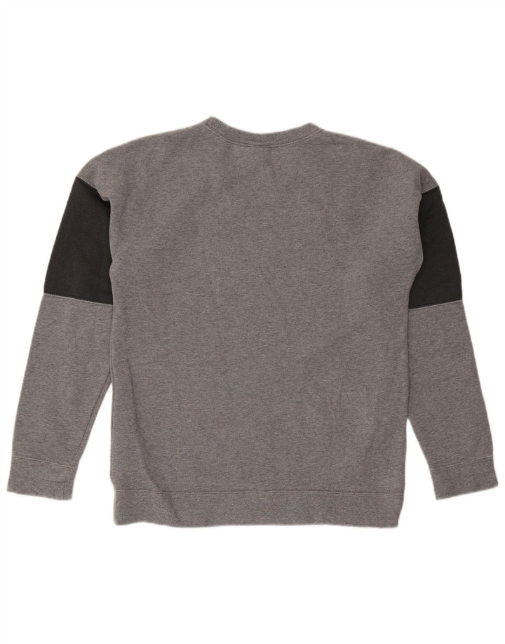Ανδρικό γραφικό φούτερ Nike Jumper Μικρό γκρι βαμβακερό χρώμα