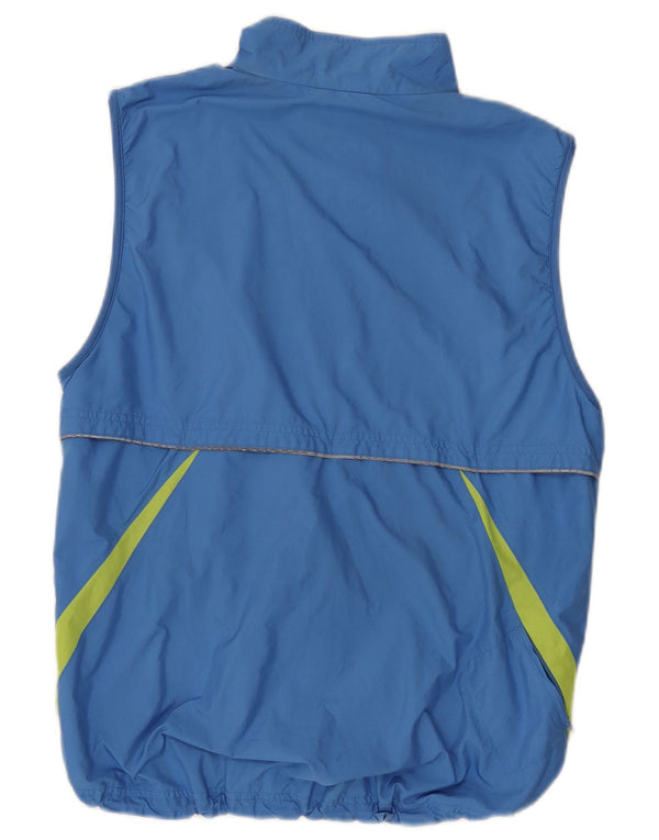 Reebok Mens Gilet UK 38 Medium Blue Colorblock Πολυεστέρας