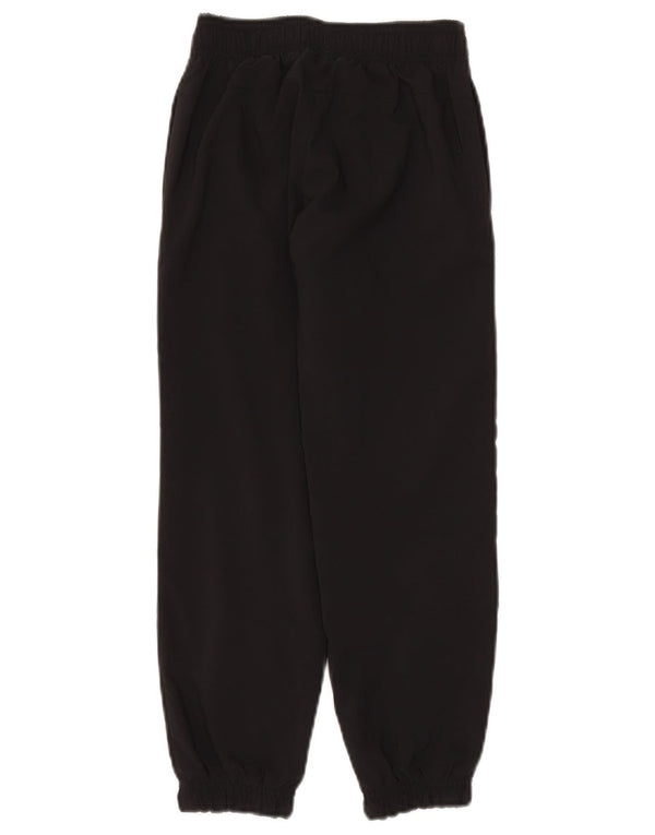 Adidas Boys Tracksuit Trousers Joggers 7-8 Years Black Polyester