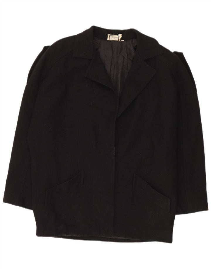 Luisa Spagnoli Γυναικείο υπερμεγέθη Military Blazer Jacket UK 10 Small Black
