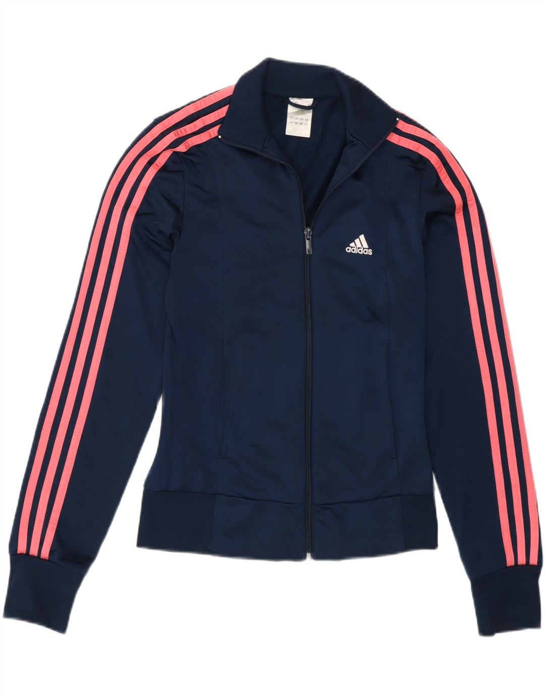 Γυναικεία αθλητική φόρμα Adidas Top Jacket UK 8 Small Navy Blue Polyester