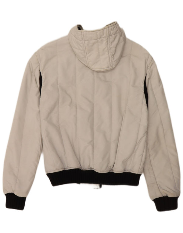 Γυναικείο μπουφάν REFRIGIWEAR με κουκούλα Bomber UK 14 Medium White Polyamide