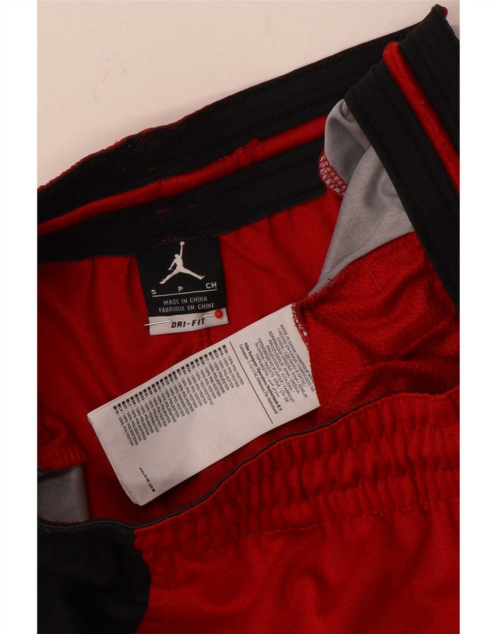 Ανδρικά γραφικά αθλητικά σορτς Jordan Dri Fit Μικρό κόκκινο πολύχρωμο πολυεστέρα