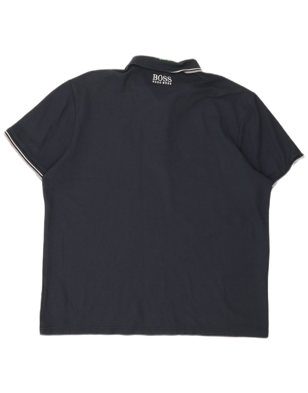 Ανδρικό μπλουζάκι πόλο HUGO BOSS 2XL Navy Blue Cotton