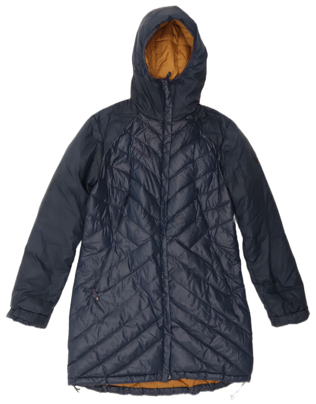 MAMMUT Γυναικείο παλτό με κουκούλα UK 12 Medium Navy Blue Polyester