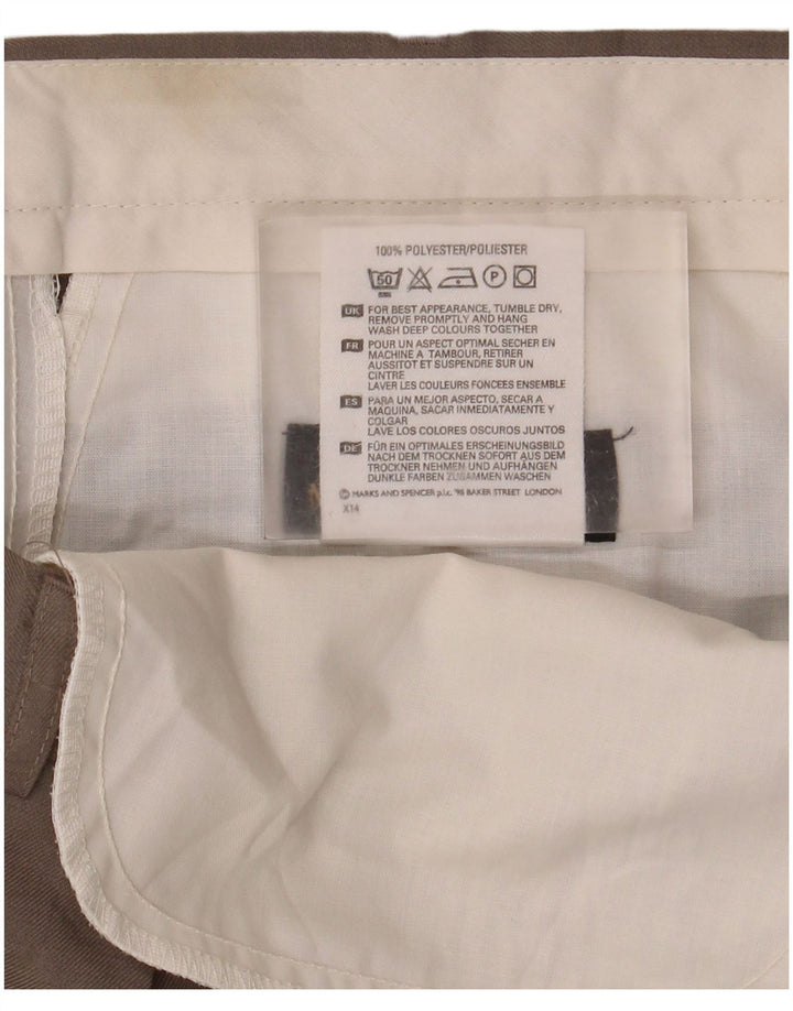 Marks & Spencer Ανδρικό παντελόνι St. Michael Pegged Casual W38 L29 Brown