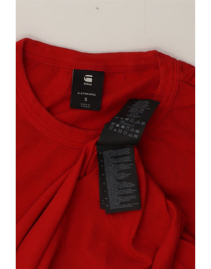 G-Star Ανδρικό T-Shirt Top Μικρό κόκκινο βαμβακερό