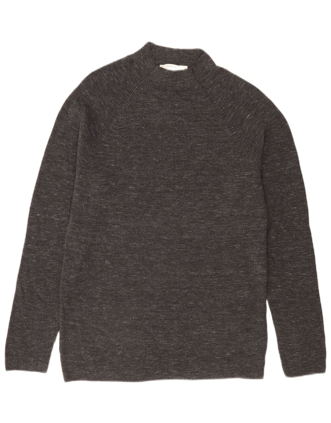 Jack & Jones Ανδρικό πουλόβερ με λαιμό χελώνα από βαμβακερό μεγάλο γκρι