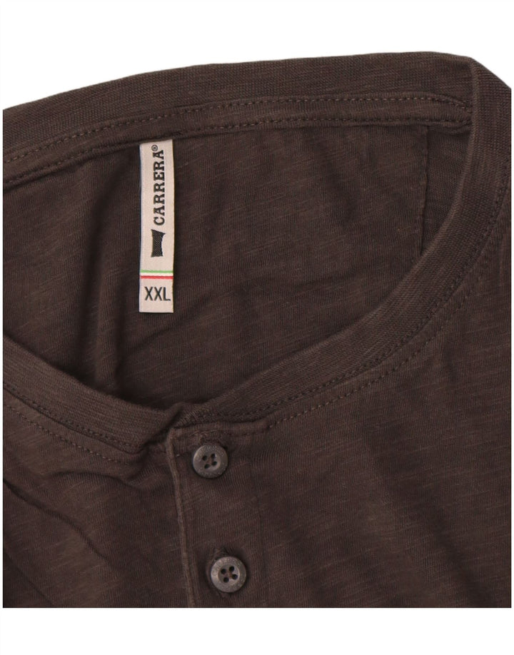 Carrera Ανδρικό T-Shirt Top 2XL Γκρι βαμβακερό
