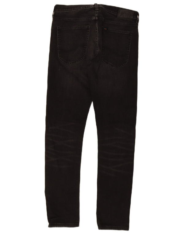 Lee Mens Luke Slim Jeans W31 L31 Μαύρο βαμβακερό