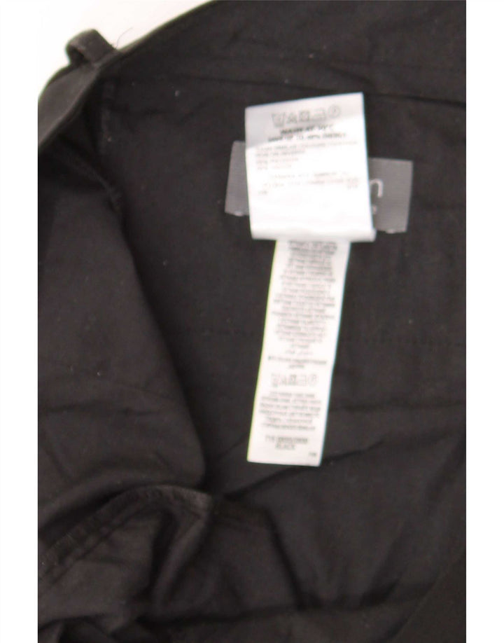 Marks & Spencer Ανδρικό ίσιο παντελόνι W39 L31 Μαύρο πολυεστέρα