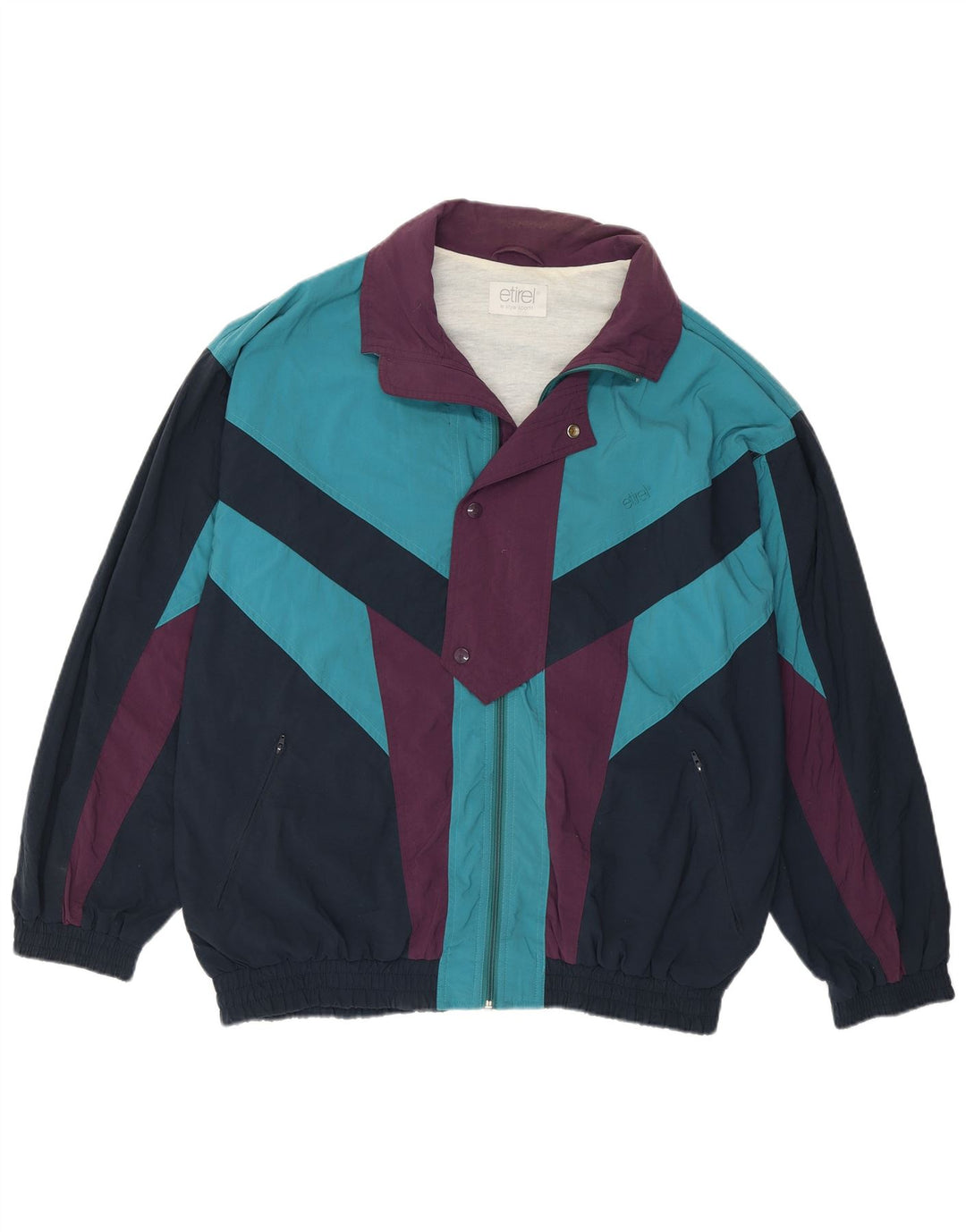 Ανδρική φόρμα αθλητικής φόρμας ETIREL Top Jacket IT 50 Medium Blue Colourblock