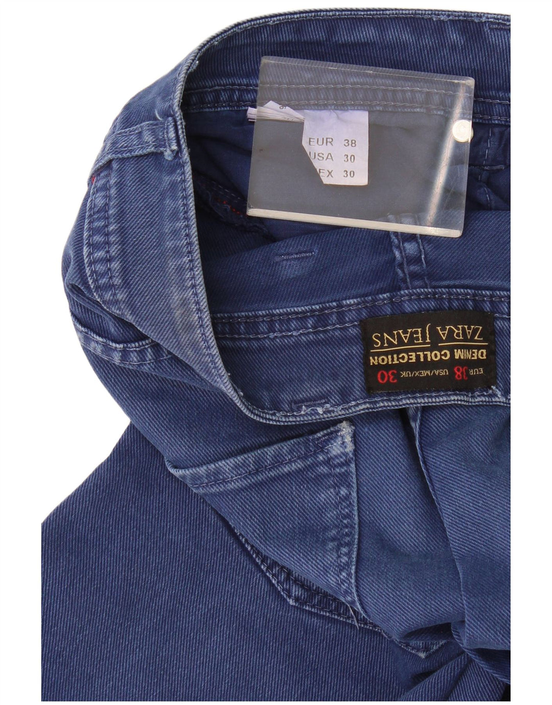 Zara Ανδρικό τζιν σορτς EU 38 Small W30 Navy Blue