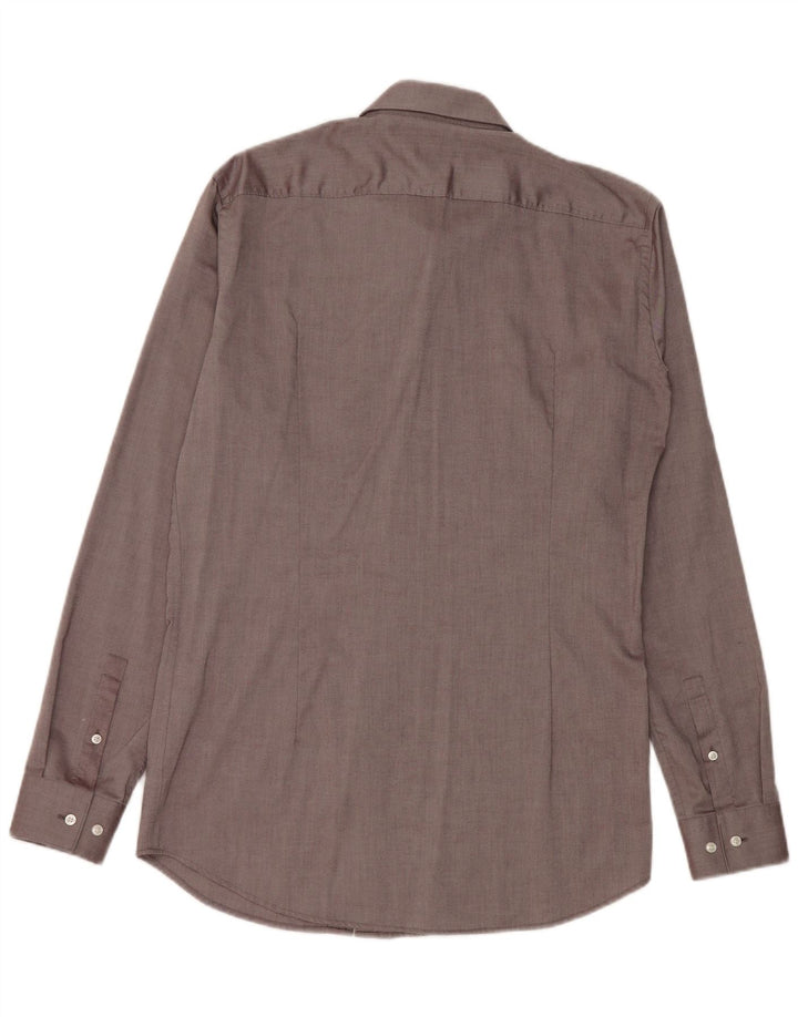 Ανδρικό πουκάμισο Hugo Boss Extra Slim Fit Size 40 15 1/2 Medium Grey Cotton