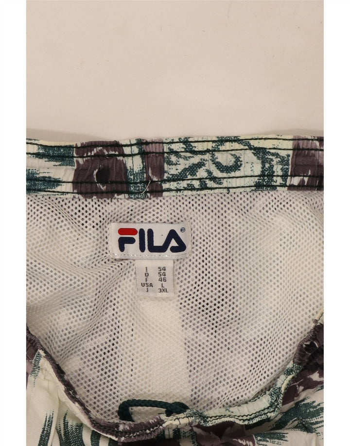 Ανδρικό σορτς κολύμβησης FILA μεγάλο γκρι Ikat