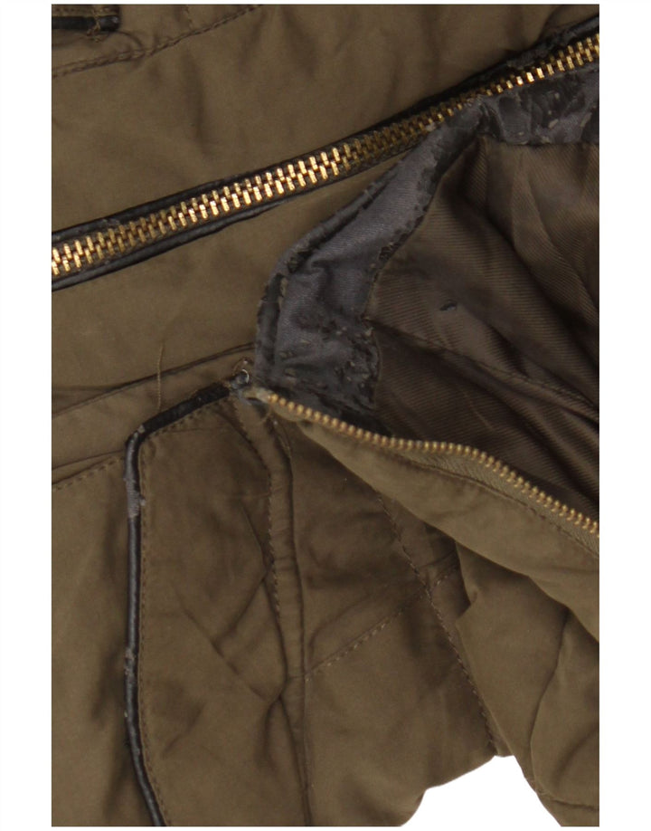 Zara Γυναικείο μπουφάν UK 6 XS Khaki