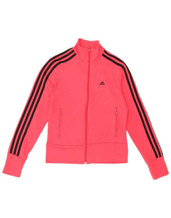 Γυναικεία αθλητική φόρμα ADIDAS Top Jacket UK 10 Small Pink Polyester