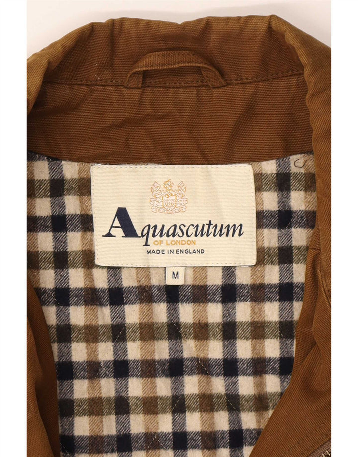 Aquascutum Ανδρικό Utility Jacket UK 38 Βαμβακερό μεσαίο καφέ
