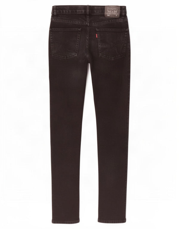 Levi's Boys 510 Skinny Jeans 15-16 ετών W28 L30 Μαύρο βαμβακερό
