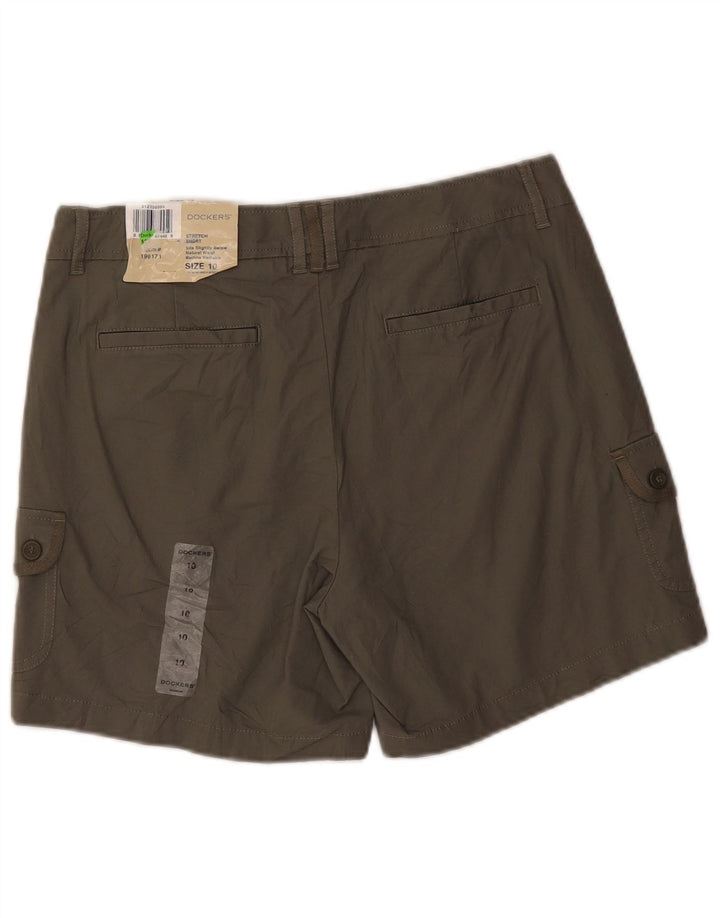 Dockers Γυναικείο Stretch σορτς Cargo US 10 Large W32 Χακί Βαμβακερό