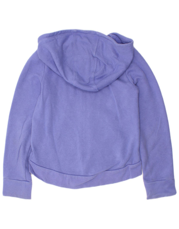 Under Armour Girls Zip Hoodie πουλόβερ 6-7 ετών XS Μωβ βαμβακερό
