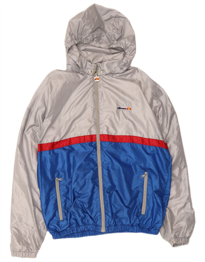 Ανδρική φόρμα με κουκούλα Ellesse Top Jacket IT 50 Medium Silver Colourblock