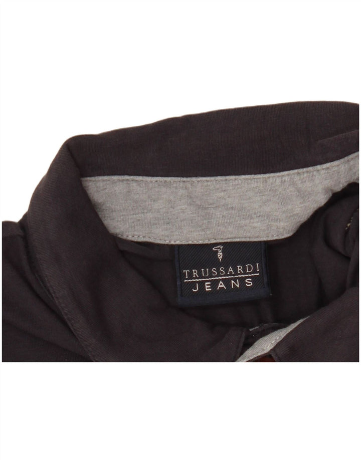 TRUSSARDI JEANS Ανδρικό Πόλο Μπλουζάκι Μεγάλο Ναυτικό Βαμβακερό