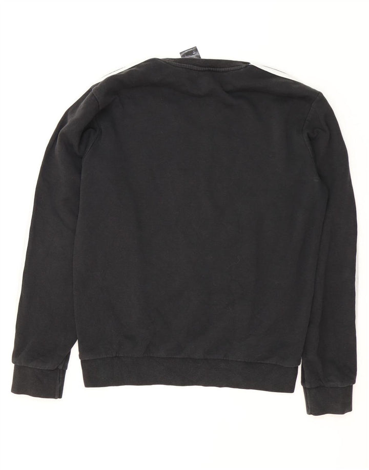 Ανδρικό γραφικό φούτερ Adidas Jumper Μικρό μαύρο βαμβακερό