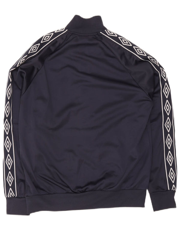 Ανδρική φόρμα Umbro Top Jacket Medium Navy Blue Geometric Polyester