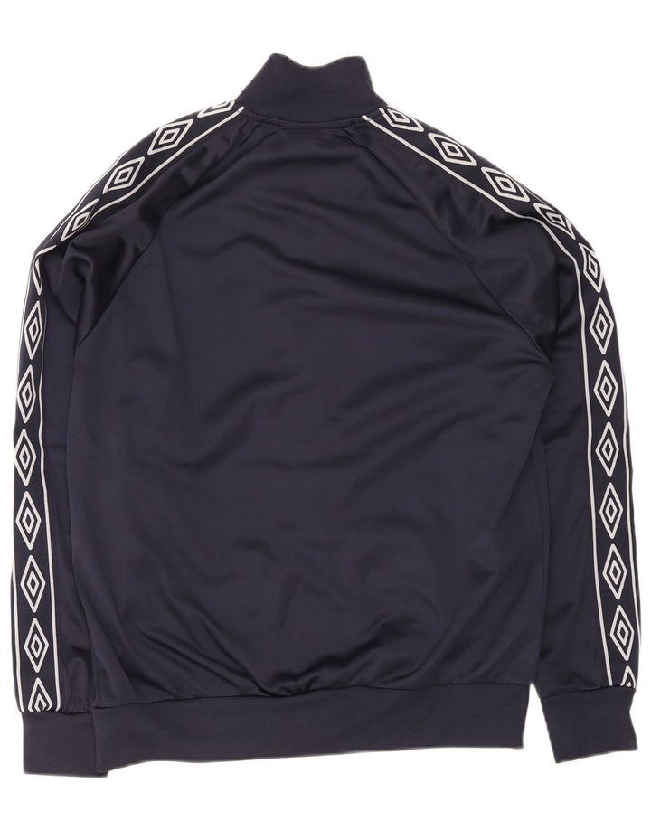 Ανδρική φόρμα Umbro Top Jacket Medium Navy Blue Geometric Polyester