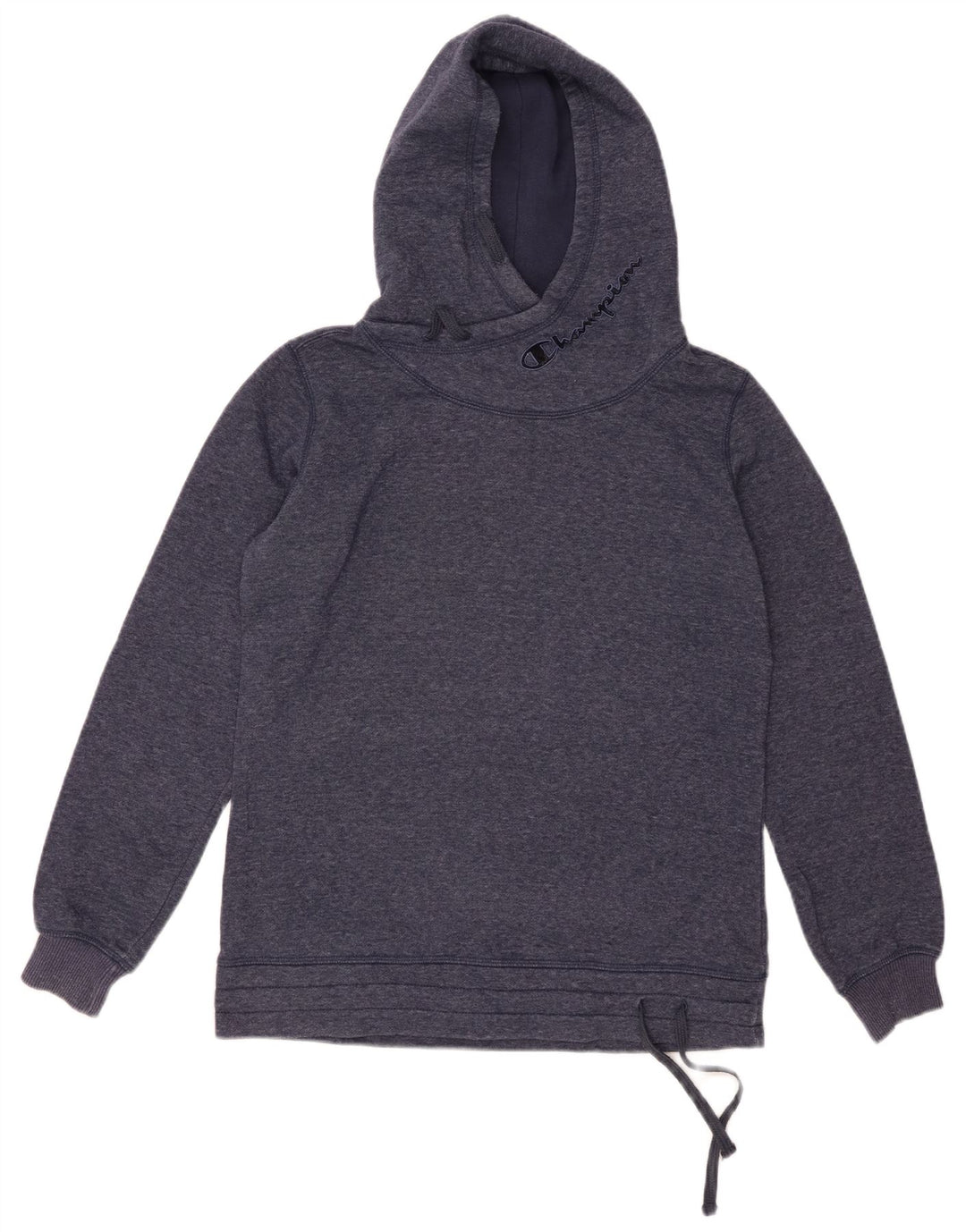 CHAMPION Γυναικείο Γραφικό Hoodie Jumper UK 16 Large Navy Blue