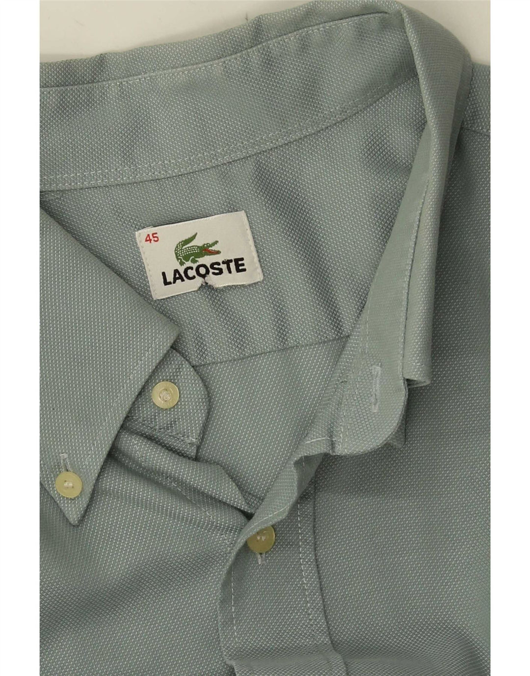 Ανδρικό κοντομάνικο πουκάμισο Lacoste 45 XL Πράσινο