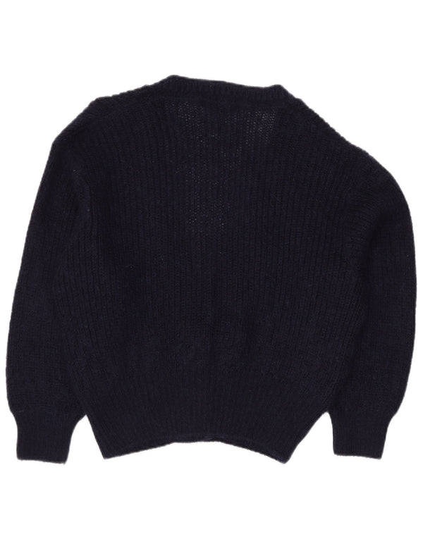 Marks & Spencer Γυναικεία ζακέτα πουλόβερ UK 18 XL Navy Blue Mohair