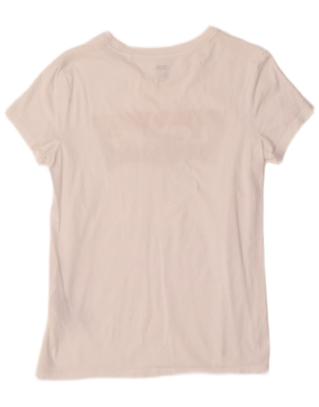 Γυναικείο γραφικό μπλουζάκι Levi's Top UK 10 Small λευκό βαμβακερό