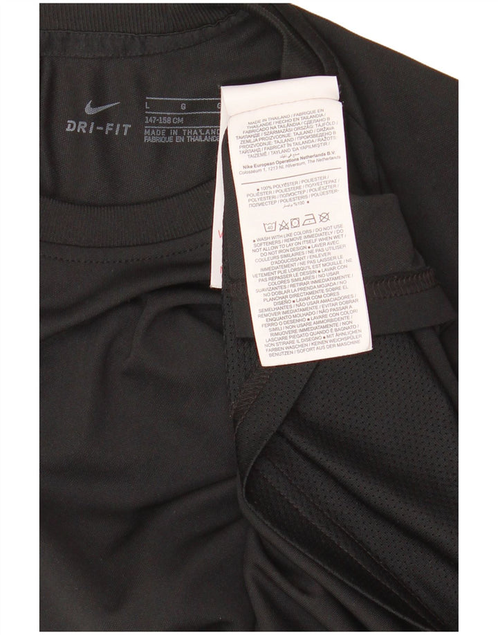 Μπλουζάκι NIKE Boys Dri Fit Top 12-13 Years Large Black Colourblock