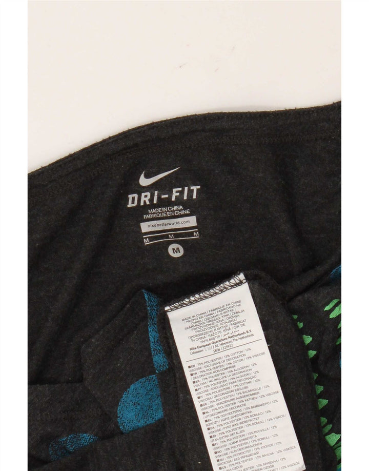 Γυναικείο γραφικό γιλέκο Nike Dri Fit Top 14 μεσαίου γκρι πολυεστέρας πουά
