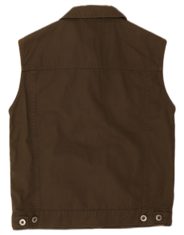 Mustang γυναικείο τζιν Gilet UK 12 μεσαίο χακί βαμβάκι