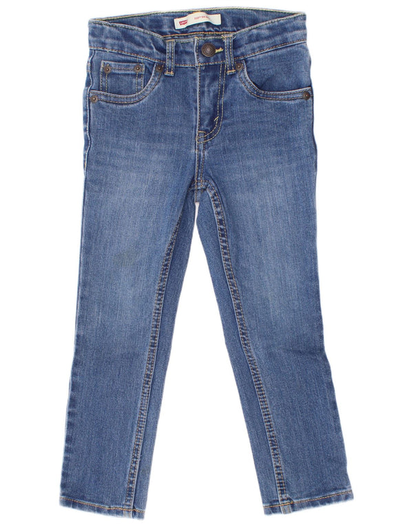 Levi's Boys 510 Skinny Jeans 3-4 ετών W22 L17 Μπλε βαμβακερό