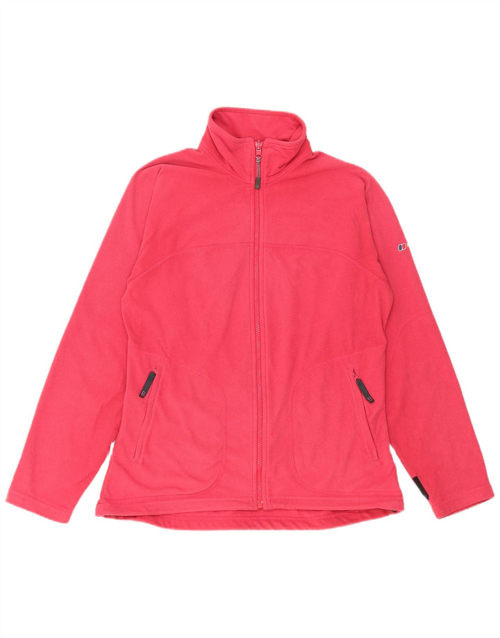 Berghaus Γυναικείο Fleece Jacket UK 14 Medium Pink Polyester