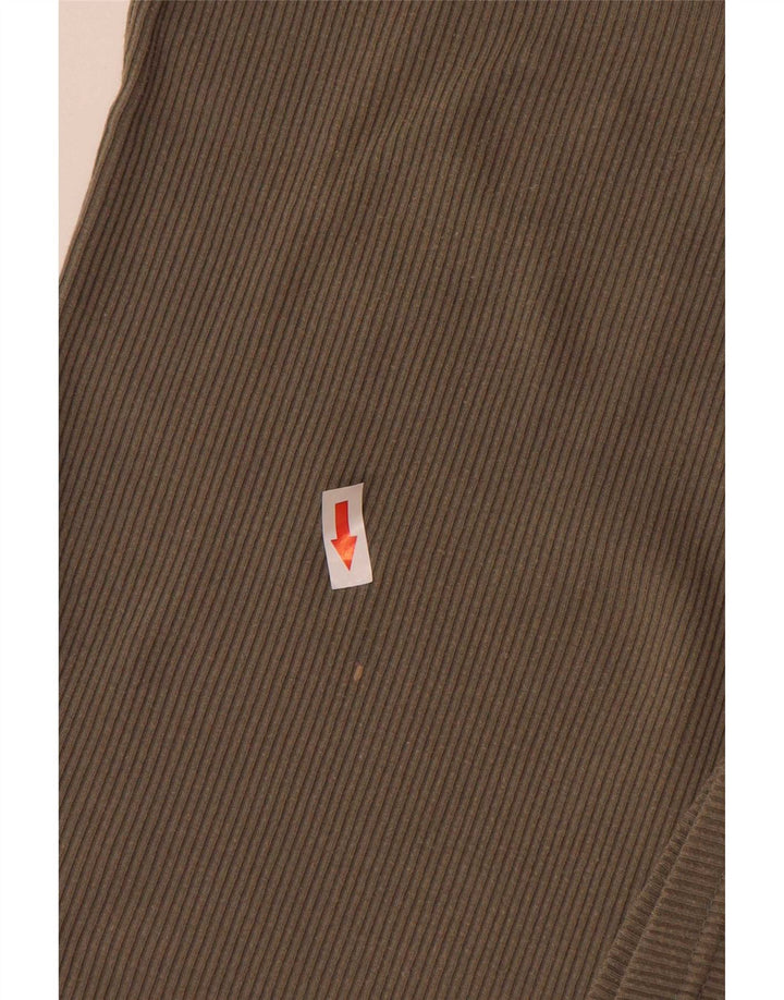 Champion Γυναικείο T-Shirt Top UK 12 Medium Khaki Cotton