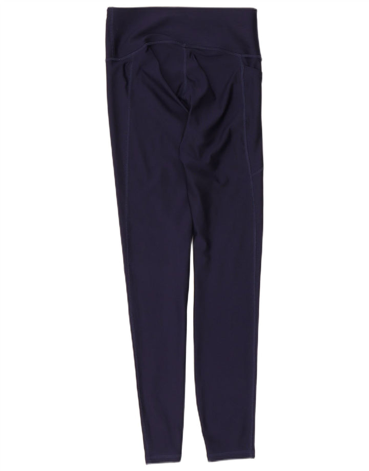 Under Armour Γυναικείο κολάν UK 8 Small Navy Blue Polyester