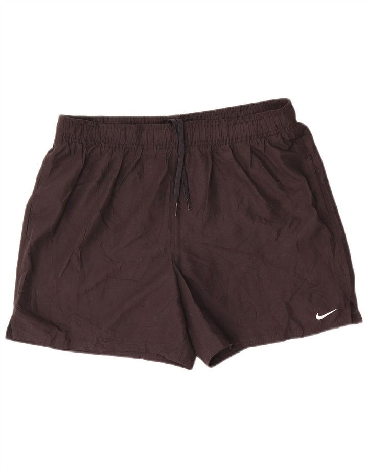 Ανδρικό αθλητικό σορτς Nike μεγάλο μαύρο πολυεστέρα