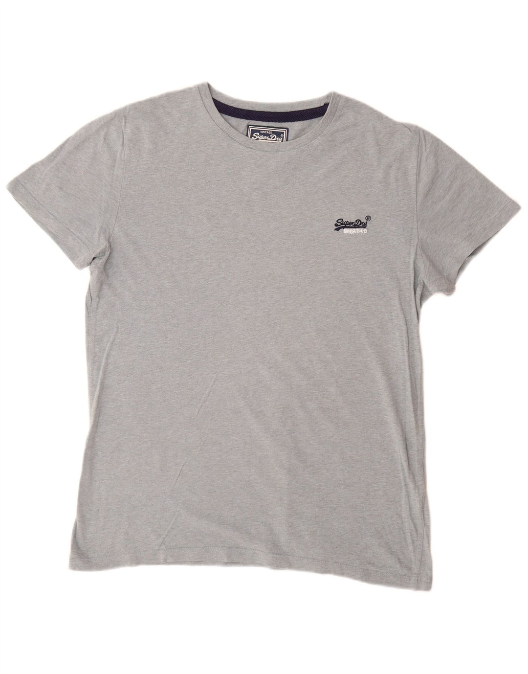 Ανδρικό T-Shirt Superdry Top Larg γκρι βαμβακερό